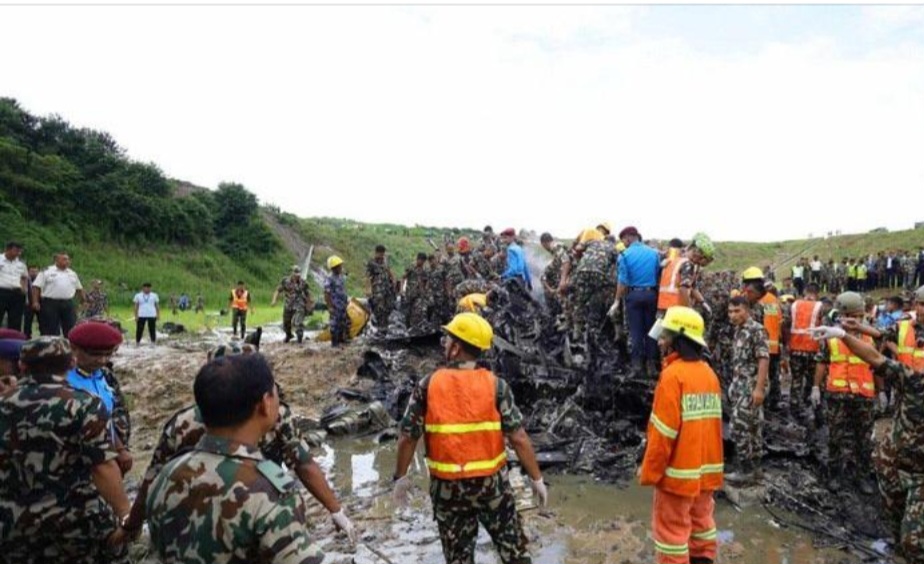 काठमाडौ त्रिभुवन अन्तर्राष्ट्रिय विमानस्थलमा विमान दुर्घटना